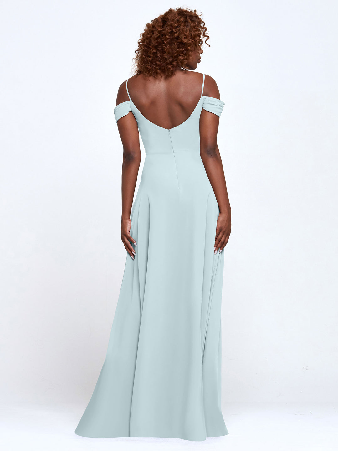 Open-Back Chiffon Bridesmaid Dress 83003 - Avery Austin Open-Back Chiffon Bridesmaid Dress 83003 - Avery Austin
