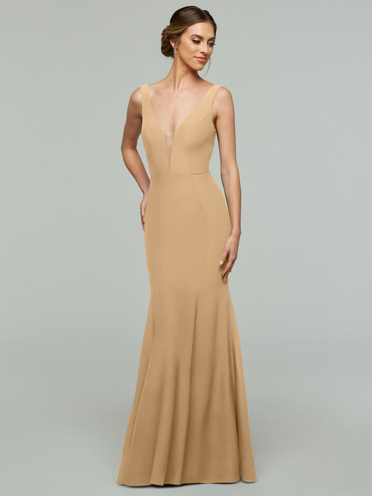 Neutral Cappuccino Bridesmaid Dresses - Avery Austin Neutral Cappuccino Bridesmaid Dresses - Avery Austin