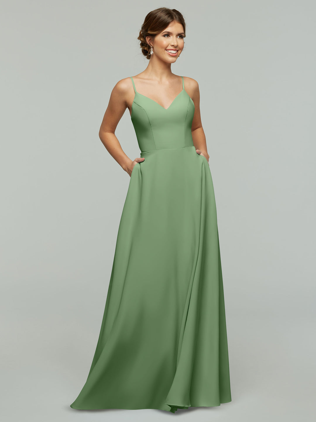 Pale Sage Green Bridesmaid Dresses - Avery Austin Pale Sage Green Bridesmaid Dresses - Avery Austin