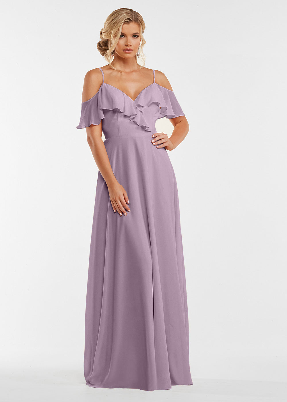 Dusty Lavender Purple Bridesmaid Dresses -Avery Austin