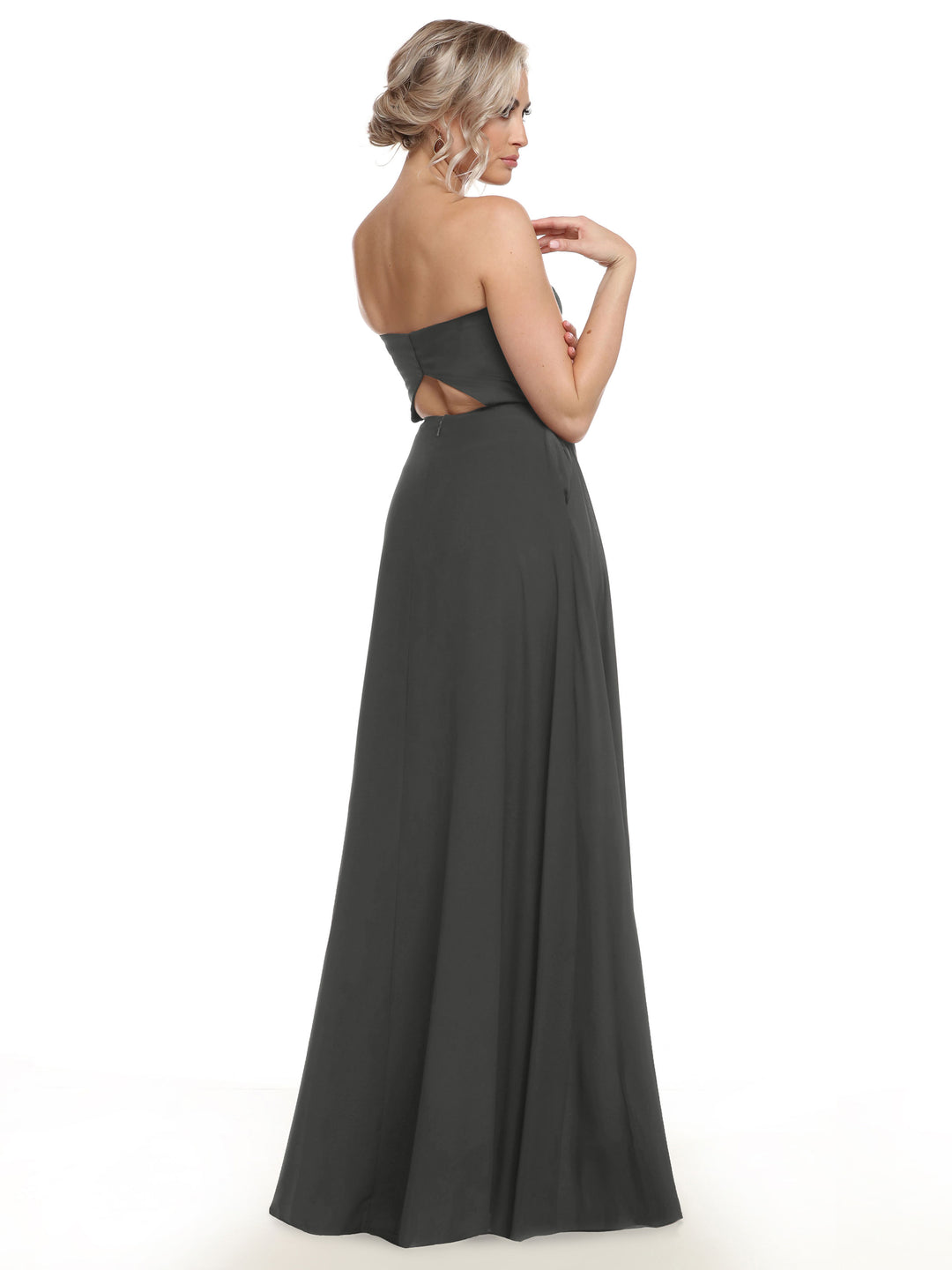 strapless bridesmaid dress with pockets Wedtrend Women Eucalyptus Bridesmaid Dress with Pocket A Line Lace-Up Back Corset Pleated Satin Wedding Party Guest Dress, Satin color / US22W
