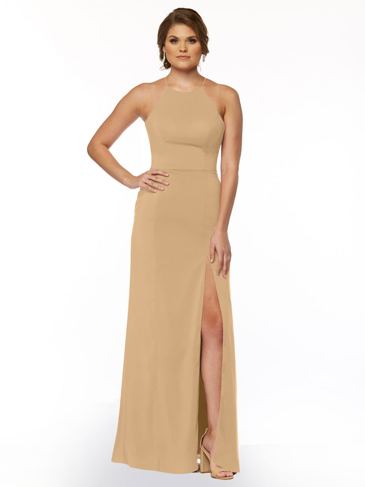 A woman poses against a plain white background wearing Avery Austin&
