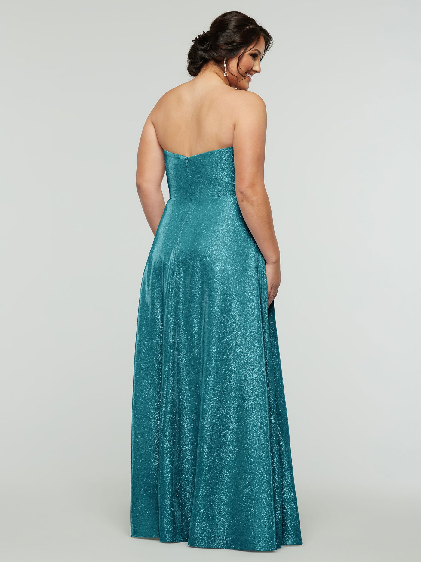 84012 - Tried On Sample - Glitter Knit A-Line Dress with Pockets